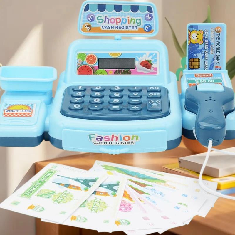 1Set Supermarket Cashier Elect - огляд і ціна Toy Cash Register