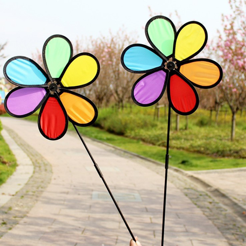 【M】1PC Colorful Windmill Wind  - огляд і ціна Kids Yard Toys