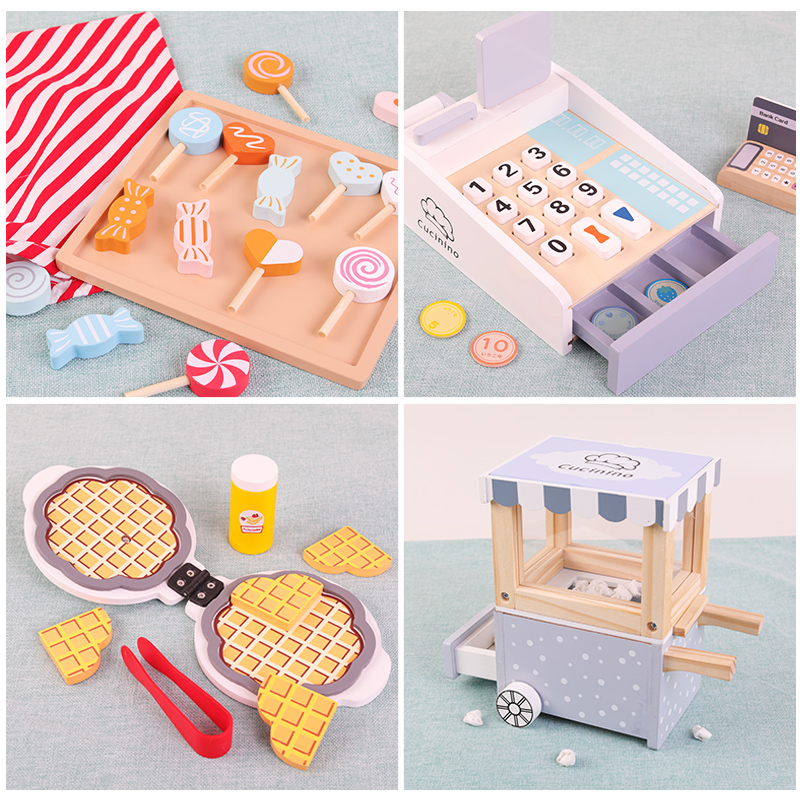Wooden Kids Cash Register Pret - огляд і ціна Toy Cash Register