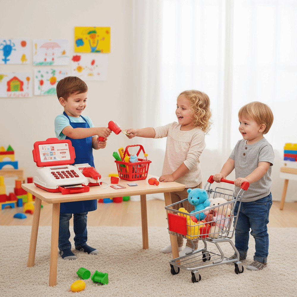 Puzzle Simulation Supermarket  - огляд і ціна Toy Cash Register