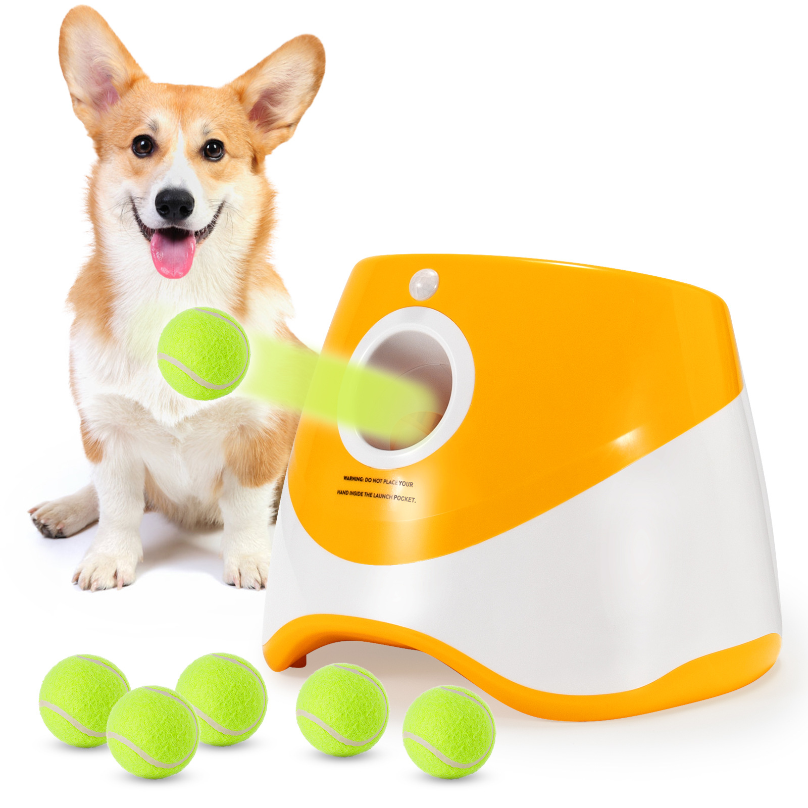 Rechargable Automatic Ball Lau - огляд і ціна Catapult Launcher Toy