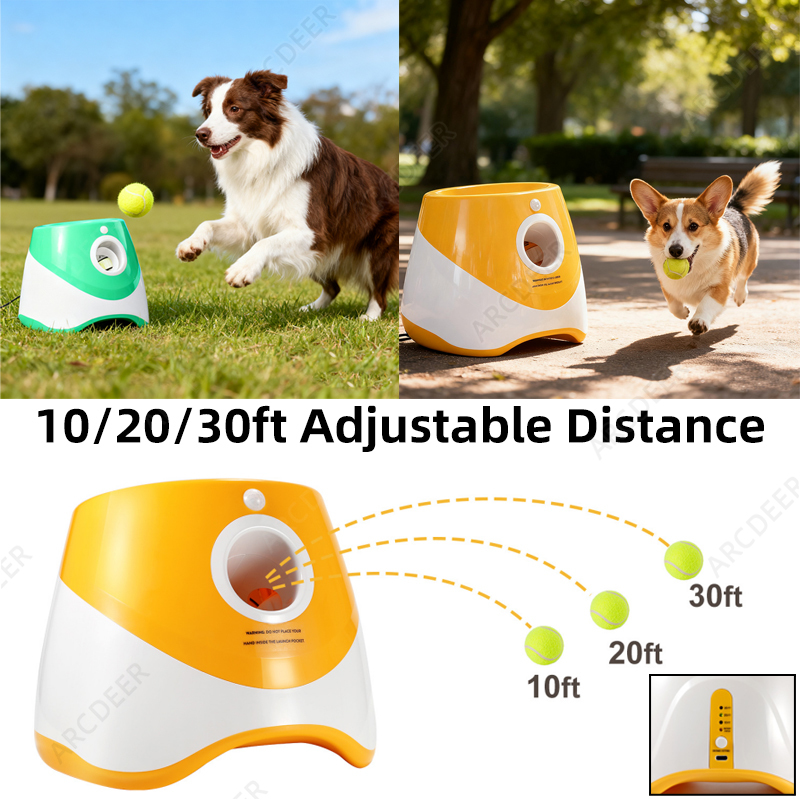 Rechargable Automatic Ball Lau - огляд і ціна Catapult Launcher Toy