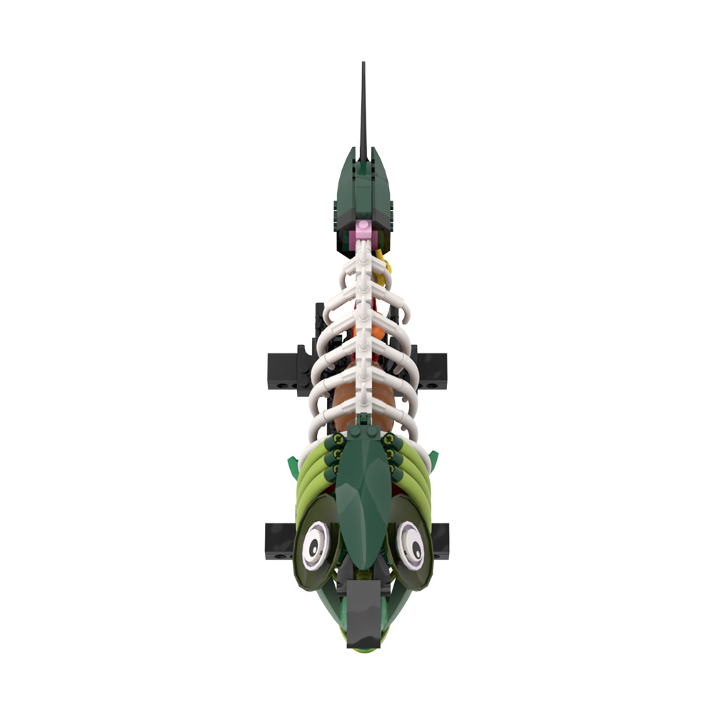 MOC Zombie Fish Model Building - огляд і ціна Kids Zombie Toys